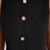 Work Dresses for Women 2025 Summer Business Formal Short Dress Sleeveless Button Down Elegant Office Outfits