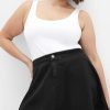 Women's Plus Size Skirt - Flare Denim