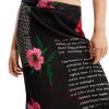 Women's Woman Woven Skirt Long