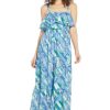 Sleeveless Square Neck Tiered Maxi Ruffle Detail | Summer Dresses for Women