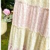 Women's Plaid Print Tiered Layer A Line Ruffle Hem Loose Fit Casual Long Maxi Skirts