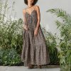 Women's Paisley Tiered Maxi Dress